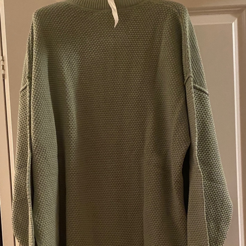 Sage Heyson Waffle Knit Pullover with Buttons - Picture 10 of 10